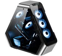 Case Jonsbo TR03-G Showcase Tempered Glass Argento