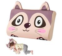 Jonuin Cuscino per Bambini, 46x26cm Cuscino Schlummerkids con Federa, Cuscino Culla in Memory Foam, Ergonomico, Traspirante per Sonno Riposo Bambini Dai 3 Anni (Orso)