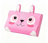 Jonuin Cuscino per Bambini, 46x26cm Cuscino Schlummerkids con Federa, Cuscino Culla in Memory Foam, Ergonomico, Traspirante per Sonno Riposo Bambini Dai 3 Anni (Coniglio)