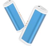 Jonwall Scaldamani ricaricabili, confezione da 2, scaldamani elettrico portatile, riutilizzabile, con USB, con 3 livelli di calore, alimentato a batteria, per campeggio e golf, regalo caldo per donne