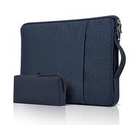 JOOEER 13 Pollici Custodia per laptop con Maniglia per 13,3 Pollici Macbook Air/Pro 13-13,3 Pollici Laptop Computer, Borsa Custodia Protettiva per Computer Portatile con Tasca per Accessori, Blu Navy