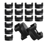 Jooehyer 15 Pezzi Magnetico Tieta Zip Attacco Clips Multipurpose Ties Funte Base Porta di Base per Home Office Marine Electrical Wear Porta del di Montaggio Gestione Dei Fili di Montagg