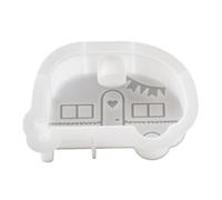 Jooehyer 2 Pezzi DIY A Forma di Auto Portacandele Stampo in Resina Aroma Candela Base Stampo in Silicone Decorazione della Casa