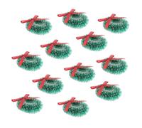 Jooehyer 48 Pezzi Ghirlanda Natalizia Ghirlanda Artificiale Mini Ciondolo Albero di Natale Decorazioni Natalizie per Casa delle Bambole