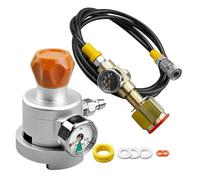 Jooehyer Adattatore CO2 di Riempimento di con, Accessori e Manometro A Pressione Rapida per I Produttori di Soda
