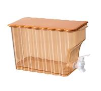 Jooehyer Bollitore per Acqua Fredda con Rubinetto Sigillato Bottiglia di Succo per Uso Domestico Frigorifero Bollitore per Tè Alla Frutta, Tè Ai Fiori, Tè All'Arancia