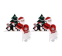 Jooehyer Decorazioni Natalizie per Toppers per Porte, Decorazioni per Insegne Angolari sul Telaio Superiore della Porta, Ornamento per Decorazioni per La Casa C