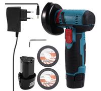 Jooehyer Mini Smerigliatrice Angolare Mini Macchina per Lucidatura da Taglio Ricaricabile per Uso Domestico Smerigliatrice Elettrica Manuale Macchina per Lucidatura Spina UE