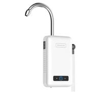 Jooehyer Pompa per Acqua con Secchio per Pesci con Luce A LED, Ossigenatore Portatile per Pesca, Pompa per Ossigeno Elettrica A Induzione Intelligente, Attrezzatura per Pesca