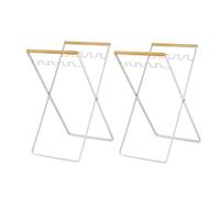 Jooehyer Porta Sacco Della Spazzatura con Manico In Legno Portarifiuti Portatile da Cucina per La Raccolta Differenziata Cestino Separato per il Riciclaggio Dei Rifiuti per il B