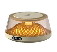 Jooehyer Scalda Tazze da Caffè, Scalda Caffè da Scrivania, Riscaldatore Elettrico con Luce, Vassoio Riscaldante per Bevande al Latte e Tè Crema