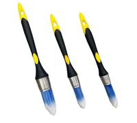 Jooehyer Set di Pennelli per Rifiniture, 5/8 Pollici, 3/4 Pollici e 1 Pollice, Pennello per Rifiniture, Pennello Piccolo, Pennelli per Rifiniture per Pittura,
