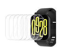 Joogee 6pz Pellicola Protettiva Compatibile per Xiaomi Redmi Watch 5 Active, HD Ultra Trasparente/Antigraffio/9H/Senza Bolle Pellicola Vetro Temperato Compatibile per Xiaomi Redmi Watch 5 Active