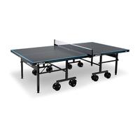 JOOLA 11645 - Tavolo da ping pong professionale J500A, superficie composita in alluminio, resistente alle intemperie, struttura pieghevole, struttura rapida, 274 x 152,5 x 76 cm, colore: grigio/blu