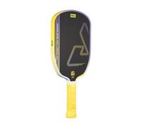JOOLA Agassi Heat Vision - Pagaia per pickleball da 16 mm, nuova forma con punto dolce esteso, superficie ruvida in fibra di carbonio per rotazione, pellicola SK per meno vibrazioni, approvata USAP