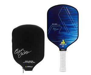 JOOLA Ben Johns Hyperion - Racchetta da pickleball, superficie in carbonio, grana e rotazione elevata, manico allungato, anima in polipropilene a nido d'ape, copertura personalizzata