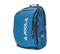 JOOLA Borsa per pickleball, Vision II Deluxe Pickleball, grande borsa per paddle adatta a 4 racchette e attrezzi da pickleball, gancio da recinzione, tasche extra, scarpiera ventilata, blu, Blu,