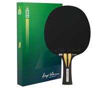 JOOLA Hugo Calderano Infinity Carbon - Racchetta da ping pong approvata ITTF, in tessuto di carbonio 3K, rivestimenti Micron