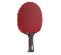JOOLA Match Pro ITTF, racchetta da ping pong da ping pong approvata per tutti i giorni, 4 stelle, nero/rosso, spessore spugna 1,8 mm
