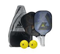 JOOLA Pickleball Set Essentials Paddle 2 racchette 2 palline fibra di vetro U...