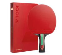 JOOLA - Racchetta da ping pong RED Carbon Control - Racchetta da ping pong in carbonio con lame Vizon e scatola magnetica