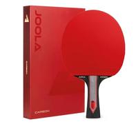 JOOLA Racchetta da ping pong Red Carbon Pro - Racchetta professionale in carbonio con rivestimenti micron e scatola magnetica