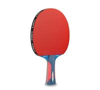 JOOLA Racchetta da ping pong Rosskopf Junior Pro approvato ITTF, racchetta da ping pong 5 stelle, manico blu/rosso, spessore spugna 1,8 mm