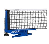 JOOLA Rete da ping pong KLICK - set da ping pong indoor per il tempo libero - tecnologia di fissaggio - regolabile in altezza con vite di bloccaggio, blu, 183 x 15,25 cm.