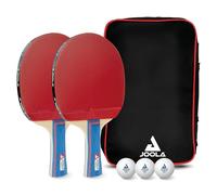 Racchette da ping pong e 3 palline Joola Duo (x2) Rouge TU