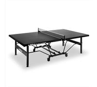 JOOLA Tavolo da Ping Pong Black Outdoor Professionale, 6 mm, Superficie composita in Alluminio, Resistente alle intemperie, Pieghevole, Struttura Rapida, Colore: Nero, 274 x 152,5 x 76 cm