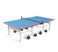 JOOLA Tavolo da ping pong professionale per esterni, resistente alle intemperie, superficie composita in alluminio e plastica da 6 mm, telaio pieghevole, inclusa rete da ping pong
