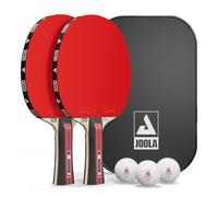 JOOLA Team Advanced, set da ping pong, 2 racchette da ping pong + 3 palline da ping pong + custodia da ping pong, 6 pezzi
