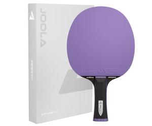 JOOLA White Infinity Carbon - Racchetta da ping pong con carbonio 3K, gomma MICRON+ e VIBRO CONTROL