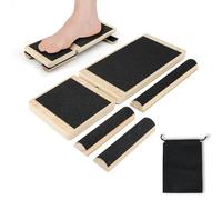 Joollurm Single Leg Balance Board, rinforzo del piede della caviglia per la distorsione della caviglia, tavola oscillante antiscivolo in legno, correttore posturale, lavagna Trainer per il rafforzamen