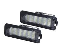joonnair 2 X LED Luci Targa per Auto Per VW Golf 4 5 6 Caddy 3 4 Passat Jetta, Lampada Targa 6000k 12V, 18SMD Canbus Senza Errori, Luci Targa LED Bianca