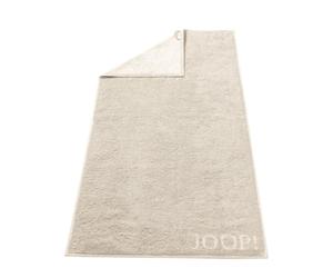 Joop! Asciugamani Plaza double face 1631, 100% cotone, sabbia, 50 x 100 cm