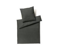 JOOP Biancheria da letto in flanella 70x90cm/140x200cm SOFT STRIPES verde chiaro