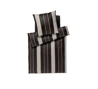 JOOP Biancheria da letto in raso STRIPES 70x90cm/140x200cm Nera nero