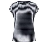 Joop Donna T-Shirt - Manica Corta,Girocollo,Jersey,a Righe,Cotone Stretch Du