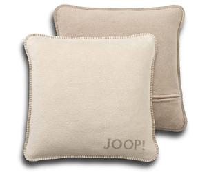 Joop!Federa per cuscino in misto cotone con chiusura lampo, Pergament-Sand (K), 50 cm x 50 cm
