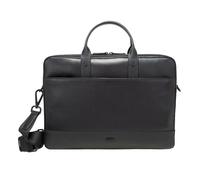 Joop! Manciano Valigetta Vera Pelle 39 cm Vano porta PC nero