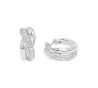 JOOP! - Orecchini da Donna in Argento 925 - con Zircone - Creoli Attorcigliato - JOO-E0019