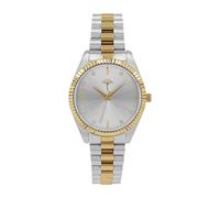 JOOP! Orologio analogico al quarzo da donna con cinturino in acciaio inossidabile, argento, resistente all'acqua fino a 10 bar, fornito in una confezione regalo, 2039568, Bicolore