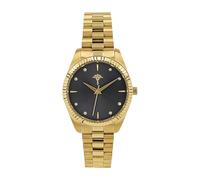 JOOP! Orologio analogico al quarzo da donna con cinturino in acciaio inossidabile, grigio, resistente all'acqua fino a 10 bar, fornito in una confezione regalo, 2039569, Oro