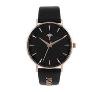 Joop! Orologio da polso, da Donna al quarzo Analogico, con Cinturino in pelle, nero, impermeabile a 5 bar, sistema End of Life, fornito in confezione regalo