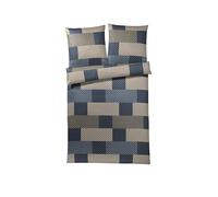 JOOP Satin Bettwäsche 70x90 / 140x200cm Stein grigio