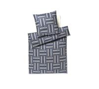 JOOP Satin Biancheria da letto Weave 70x90cm/140x200cm Navy blu