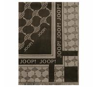 JOOP Sciarpa Donna - Sciarpa In Rete, Blu Fiordaliso, Logo, Jacquard, Bicolore