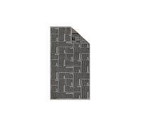 JOOP Telo doccia 80x150cm BARS ALLOVER Platino grigio chiaro