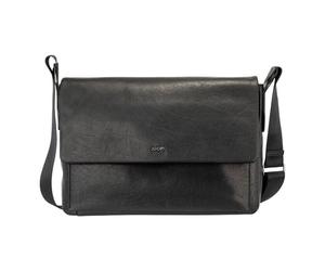 Joop! Teramo Messaggero Vera Pelle 37 cm Vano porta PC nero